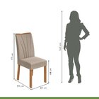 Conjunto Sala De Jantar 4 Lugares Quadrada Tampo Vidro/mdf Me