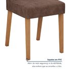 Conjunto Sala De Jantar 4 Lugares Quadrado Tampo Mdf Mesa Cel