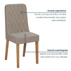 Conjunto Sala De Jantar 4 Lugares Quadrado Tampo Vidro/mdf Me