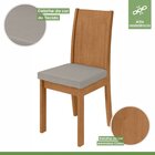 Conjunto Sala De Jantar 4 Lugares Redonda Tampo Vidro/mdf Mes