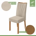 Conjunto Sala De Jantar 4 Lugares Redonda Tampo Vidro/mdf Mes