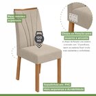 Conjunto Sala De Jantar 4 Lugares Redonda Tampo Vidro/mdf Mes