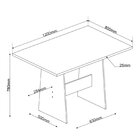 Conjunto Sala De Jantar 4 Lugares Retangular Tampo De Mdp Bel