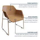 Conjunto Sala De Jantar 4 Lugares Retangular Tampo Mdf 120x85