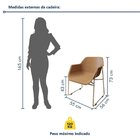 Conjunto Sala De Jantar 4 Lugares Retangular Tampo Mdf 120x85