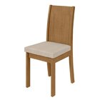 Conjunto Sala De Jantar 4 Lugares Retangular Tampo Mdf Mesa C