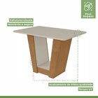 Conjunto Sala De Jantar 4 Lugares Retangular Tampo Mdf Mesa E
