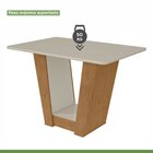 Conjunto Sala De Jantar 4 Lugares Retangular Tampo Mdf Mesa E