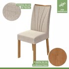 Conjunto Sala De Jantar 4 Lugares Retangular Tampo Mdf Mesa E