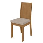 Conjunto Sala De Jantar 4 Lugares Retangular Tampo Vidro/mdf