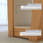 Conjunto Sala De Jantar 4 Lugares Retangular Tampo Vidro/mdf