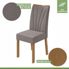 Conjunto Sala De Jantar 4 Lugares Retangular Tampo Vidromdf M