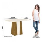 Conjunto Sala De Jantar 6 Cadeiras Carine Espresso Móveis Nat