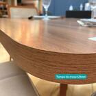 Conjunto Sala De Jantar 6 Cadeiras Charlotte Carraro Nogal Co