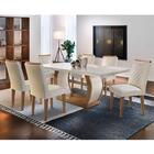 Conjunto Sala De Jantar 6 Cadeiras Kate Espresso Móveis Imbui