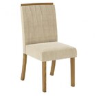 Conjunto Sala De Jantar 6 Cadeiras Mayara Espresso Móveis Nat