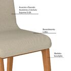 Conjunto Sala De Jantar 6 Cadeiras Mesa 180cm Teka/champagne