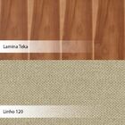 Conjunto Sala De Jantar 6 Cadeiras Mesa 180cm Teka/champagne