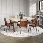 Conjunto Sala De Jantar 6 Cadeiras San Paolo Carraro Petra E