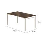 Conjunto Sala De Jantar 6 Cadeiras Santana Carraro Legno