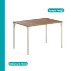 Conjunto Sala De Jantar 6 Cadeiras Valencia Carraro Branco Pr