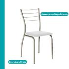 Conjunto Sala De Jantar 6 Cadeiras Valencia Carraro Branco Pr