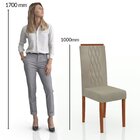 Conjunto Sala De Jantar 6 Lugares Madeira Eucalipto Ametista