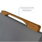 Conjunto Sala De Jantar 6 Lugares Mesa Slim E Cadeiras Em Lin