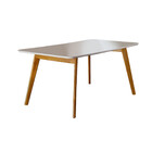 Conjunto Sala De Jantar 6 Lugares Mesa Slim E Cadeiras Em Lin