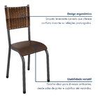 Conjunto Sala De Jantar 6 Lugares Mesa Tampo Madeira Maciça R