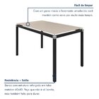 Conjunto Sala De Jantar 6 Lugares Mesa Tampo Vidro 140x75cm B