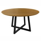 Conjunto Sala De Jantar 6 Lugares Redonda 150cm Tampo Mdf Mes