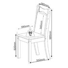 Conjunto Sala De Jantar 6 Lugares Retangular Tampo De Mdp Riv