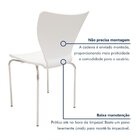 Conjunto Sala De Jantar 6 Lugares Retangular Tampo De Vidro 1