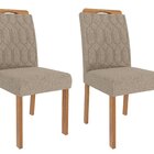 Conjunto Sala De Jantar 6 Lugares Retangular Tampo De Vidro/m