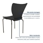 Conjunto Sala De Jantar 6 Lugares Retangular Tampo Mdf 160x85