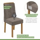 Conjunto Sala De Jantar 6 Lugares Retangular Tampo Mdf Mesa E