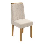 Conjunto Sala De Jantar 6 Lugares Retangular Tampo Mdf Mesa E