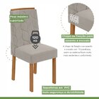 Conjunto Sala De Jantar 6 Lugares Retangular Tampo Mdf Mesa E