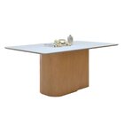 Conjunto Sala De Jantar 6 Lugares Retangular Tampo Mdf Mesa L