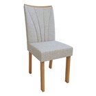 Conjunto Sala De Jantar 6 Lugares Retangular Tampo Mdf Mesa L