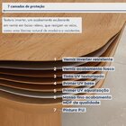 Conjunto Sala De Jantar 6 Lugares Retangular Tampo Mdf No Gla