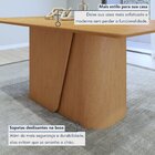 Conjunto Sala De Jantar 6 Lugares Retangular Tampo Mdf No Gla