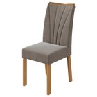 Conjunto Sala De Jantar 6 Lugares Retangular Tampo Vidro/mdf