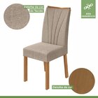 Conjunto Sala De Jantar 6 Lugares Retangular Tampo Vidro/mdf