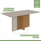 Conjunto Sala De Jantar 6 Lugares Retangular Tampo Vidro/mdf