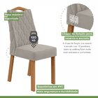 Conjunto Sala De Jantar 6 Lugares Retangular Tampo Vidro/mdf