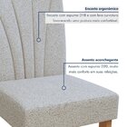 Conjunto Sala De Jantar 6 Lugares Retangular Tampo Vidro/mdf