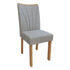 Conjunto Sala De Jantar 6 Lugares Retangular Tampo Vidro/mdf