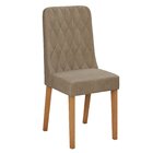 Conjunto Sala De Jantar 6 Lugares Retangular Tampo Vidro/mdf